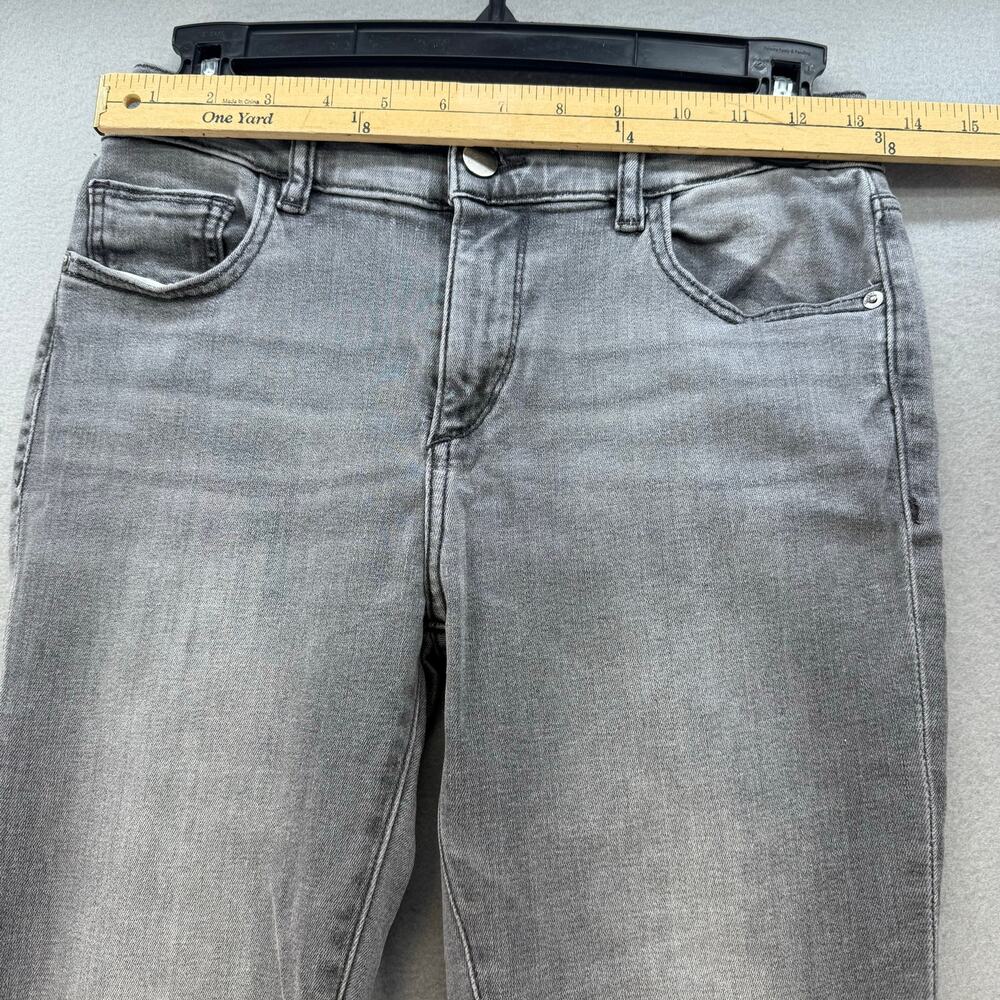 DL1961 Jeans Women's 28 (6) Grey Florence Skinny Mid Rise Instasculpt Ankle - Picture 11 of 15
